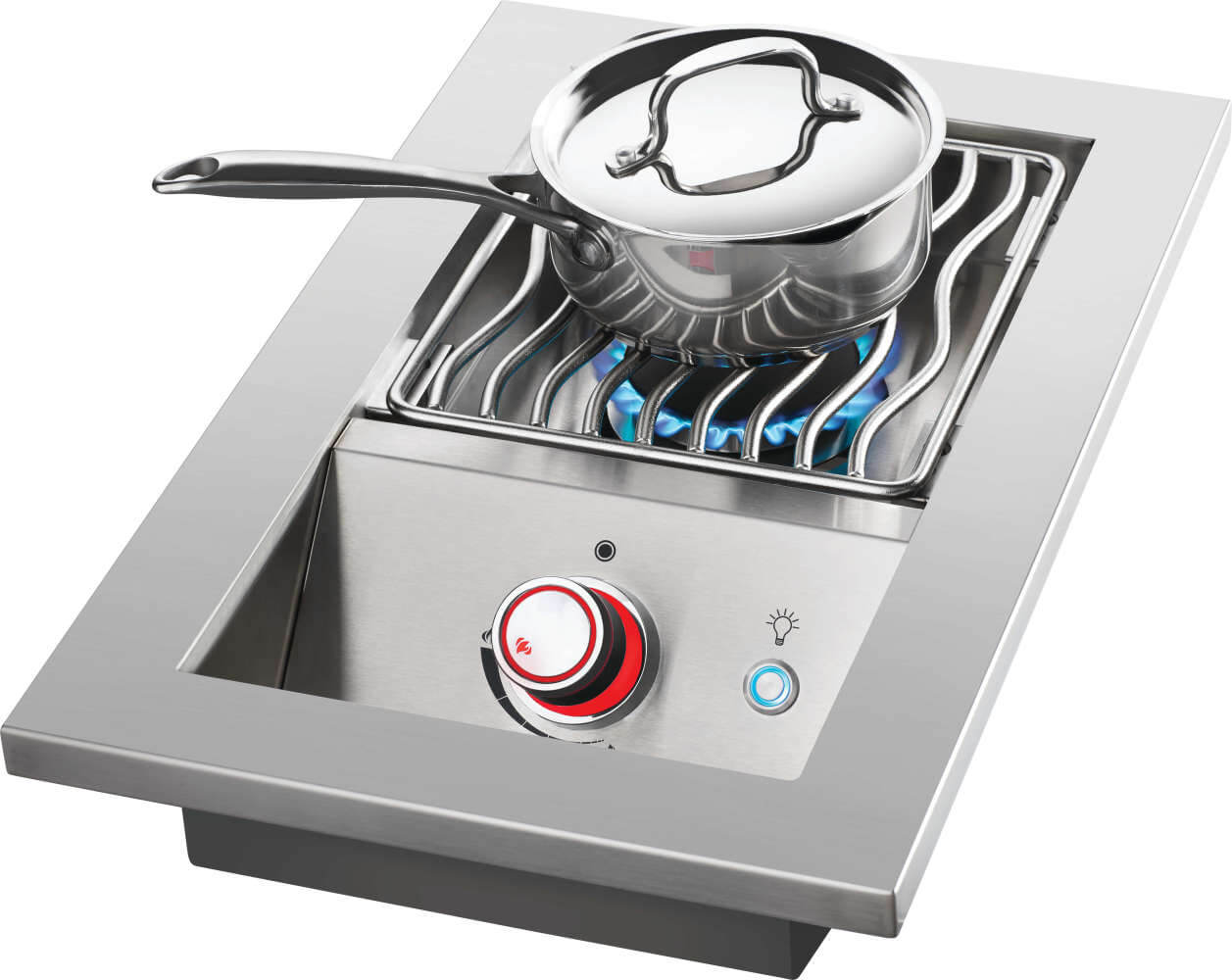 Napoleon Built-in 700 Series Single Range Top Burner with Stainless Steel Cover (NG)