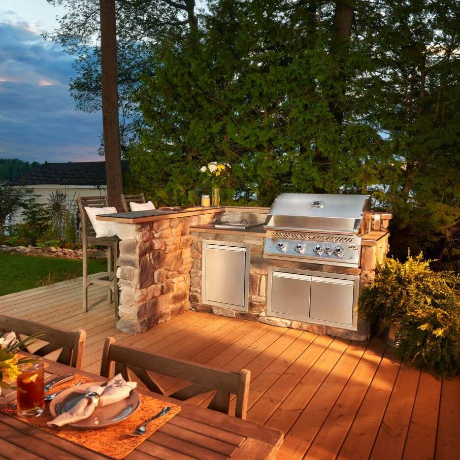 Napoleon Built-In 700 Series 32-inch Gas Grill with Rear Infrared Burner (NG/LPG)